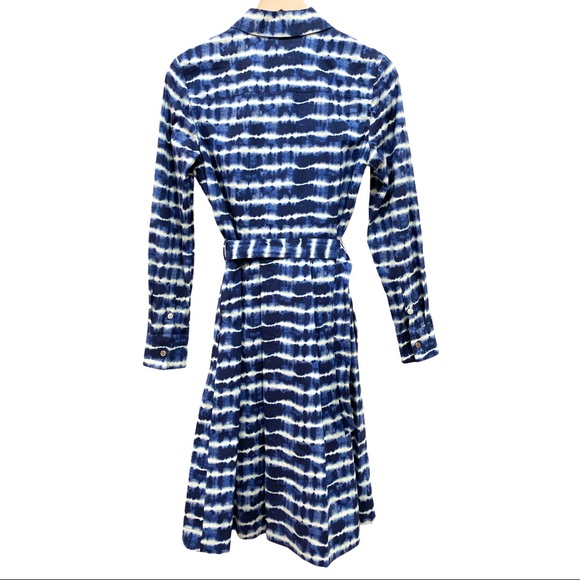♦️SOLD♦️NWT Tory Burch Derrick Tie Dye Shirtdress - Picture 9 of 14